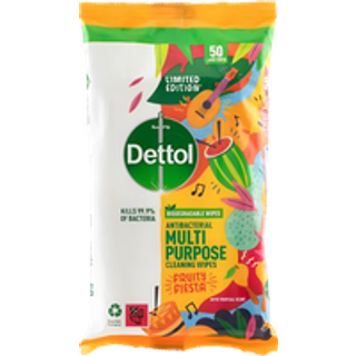Dettol Multipurpose Fruity Fiesta Renseservietter - 50 stk.