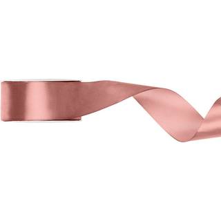 25 meter Satinbånd, Dusty rose, bredde 38 mm, luksuriøst gavebånd til dekoration og indpakning