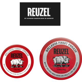 Reuzel Red Water Soluble Pomade - High Shine, 95 g.