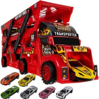 Legetøjsbiler med Transporter - 7-dele