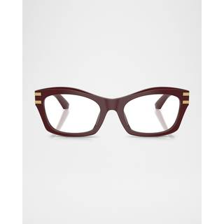 Dolce & Gabbana DG3420 3091 54 Briller Kvinder Burgunder - Shiny Bordeaux - 54mm