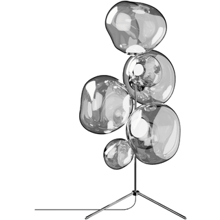 Tom Dixon - Melt Floor Chandelier LED Gulvlampe Silver