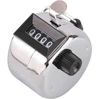 Manuel håndtæller - 4-cifret med metalhus og nulstillingsfunktion