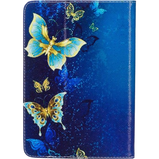 Amazon Kindle Paperwhite 3/2 (2015) Wonder Series Folio Cover - Blå Sommerfugle