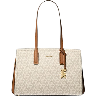 Michael Kors Laila Shopper taske elfenben/brun