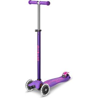 Maxi Micro Deluxe with LED Wheels - Purple with LED Wheels