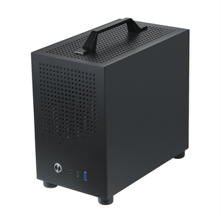 Micro-ITX-kabinet PC-kabinet SKTC A17 SGCC computerkabinet sort