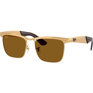 Ray-Ban RB3875 Wayfarer Deluxe 927631 53 Solbriller Mænd Guld - Sandblasted Legend Gold - 53mm