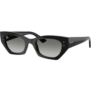 Ray - Ban Unisex RB4430 ZENA 667711 Solbriller Injiceret Sort Grå Geometrisk Normal Skygge