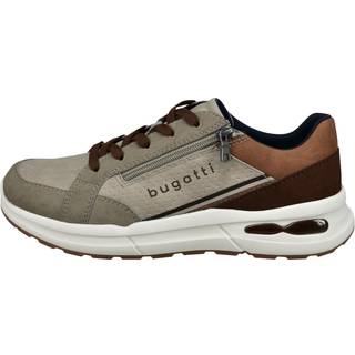 bugatti Herren Sneaker beige Textil & Canvas