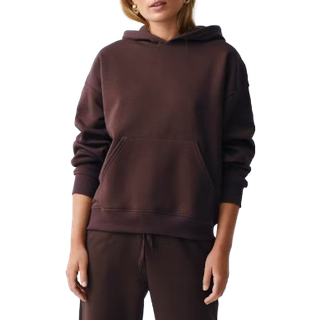 Gina Tricot-Basic original hoodie-hoodies-Brun-S-Dame