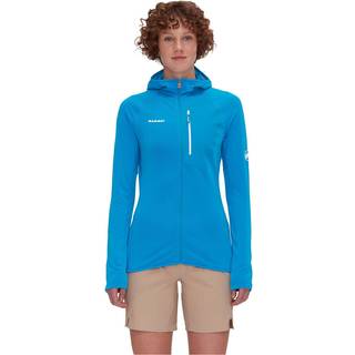 Mammut Women's Aenergy Light Midlayer Hooded Jacket Fleecejakke Damer størrelse S farve blå