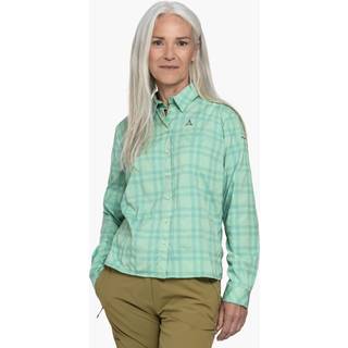 Schöffel Women's Blouse Style Dynkur Bluse Damer størrelse 42 farve turkis