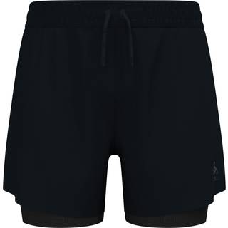 Odlo Zeroweight 5in 2in1 Running Shorts Men - Black, Size XXL - black