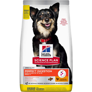 Hills SP Adult Dog Perfect Digestion Small & Mini, Chicken - 3 kg