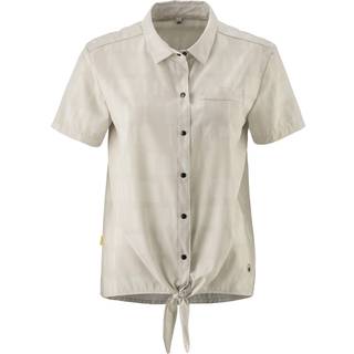 Gonso Women's Adventure Blouse Cykeljersey Damer størrelse 44 farve beige/grå
