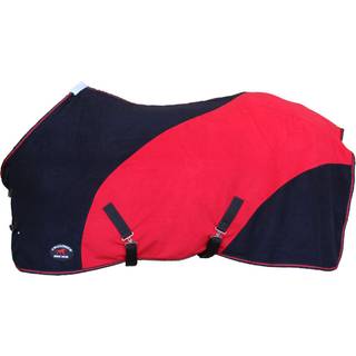 Challenger 64 """" Horse Soft Fleece Cooler Contoured ?velse T?ppe Liner Sheet Red Bk 43F11