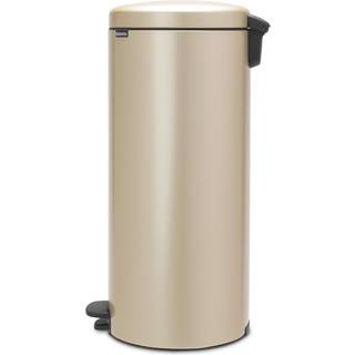 Brabantia New Icon Pedal Bin 30l - Papirkurve og pedalspande Rustfrit Stål Metallic Gold - 304484