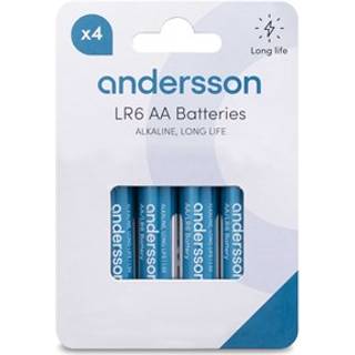 Andersson AAA batteri, 4-pk
