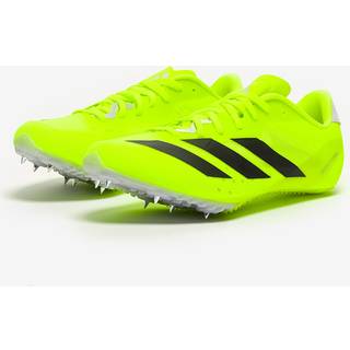 adidas Sprintstar Spike Shoes - Neon Green, Black, Size 5.5 - neon_green
