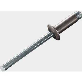 Popnitter / blindnitter, rustfrit syrefast stål (A4 / AISI 316, marinklasse) &amp; monel, Ø6.4 x 12 mm, 4-pak