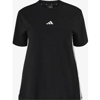 Essentials 3-Stripes Cotton Plus Size T-shirt - Black / White - 3X