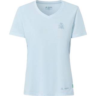 Vaude Women's Skomer Print T-Shirt III Funktionsshirt Damer størrelse 38 farve grå