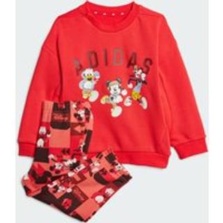 Disney Mickey Mouse joggingdragt - Pure Ruby / Preloved Ruby / Off White - 68