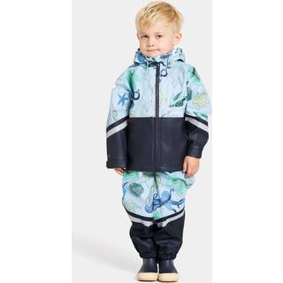 Didriksons Kids' Waterman Printed Set 10 Ocean Multi Blue, 140
