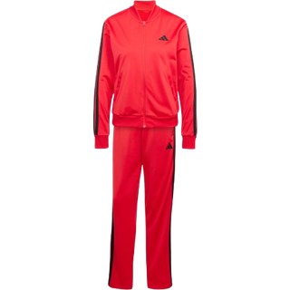 Essentials 3-Stripes træningsdragt - Pure Ruby