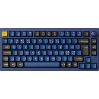 Lemokey P1 Pro QMK 75% RGB ISO Tastatur [Banana] - Navy Blue