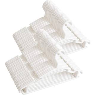 Goodtou baby bøjler børn bøjle plast toddler bøjler børns spædbarn hvide bøjler 80 pakke