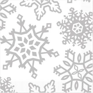 Snowflake frokost servietter