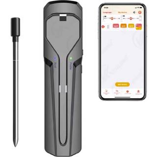 Trådløs Stegetermometer Til Airfryer, Grill Og Alm. Ovn