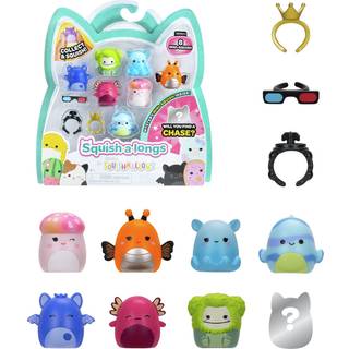 Squish-a-longs af Squishmallows 8 Pack (Style 2- W2)-(8) 1mini-squish med (2) tilbeh?r (1) ring og en samler? Vejledning - Saml Trade & Play