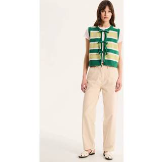 Omnes Omnes Green Jacob Stripe Sweater Vest