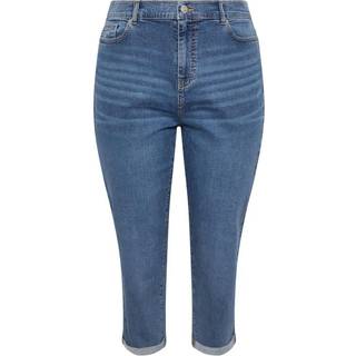 Yours Curve Yours Curve Blue Boyfriend Jeans