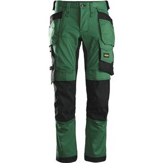 Snickers arbejdsbukser 6241 48 skovgrøn/sort 62413904048