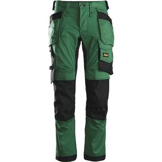 Snickers arbejdsbukser 6241 48 skovgrøn/sort 62413904048
