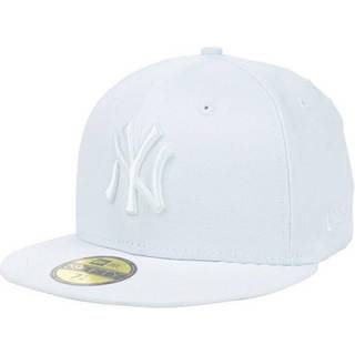 New Era New York Yankees White Primary Logo Basic 59FIFTY Fitted Cap White 7 5/8