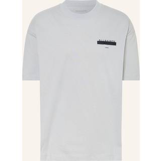 All Saints AllSaints Grey Black Redact Short Sleeve T-Shirt