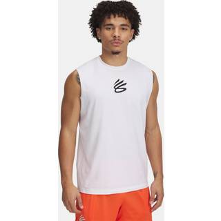 Curry Men's Sleeveless T-Shirt White / White XL