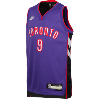 RJ Barrett Toronto Raptors 2024/25 Hardwood Classics Nike NBA Swingman-trøje til større børn - lilla - M