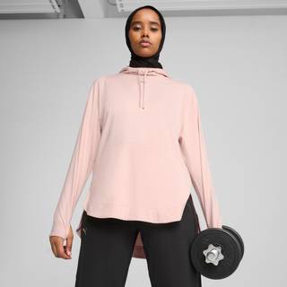 Women&#39;s Puma MODEST Hoodie, Pink, Size XS, Clothing - Rose Quartz - XS
