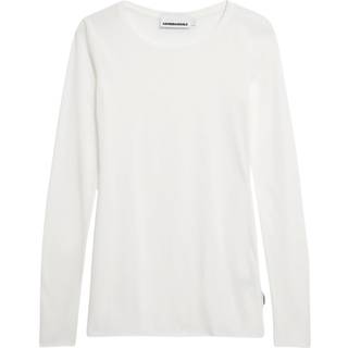 ARMEDANGELS Women's Einiaara Soft Longsleeve Damer størrelse XS farve hvid