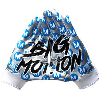 Battle Sports Big Motion Doom 1.0 brede modtager fodboldhandsker - voksne og ungdomsfodboldhandsker - ultra greb handsker