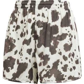 adidas Originals Cow Print Satin Shorts, Multicolor - XS