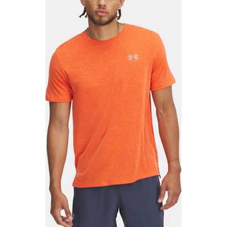 Under Armour Launch Camo S/S Løbeshirt Herrer størrelse XL farve orange
