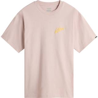 Vans - Brush Script T-Shirt, Man, Pink, Size: M - Pink - M