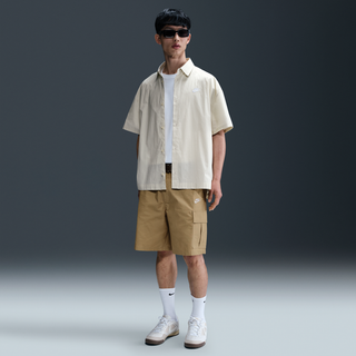 Vævede Nike Club-cargoshorts til mænd - brun - EU 52